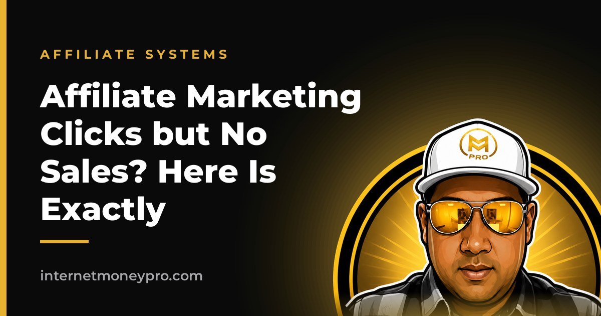 Affiliate Marketing Clicks but No Sales? Here Is Exactly