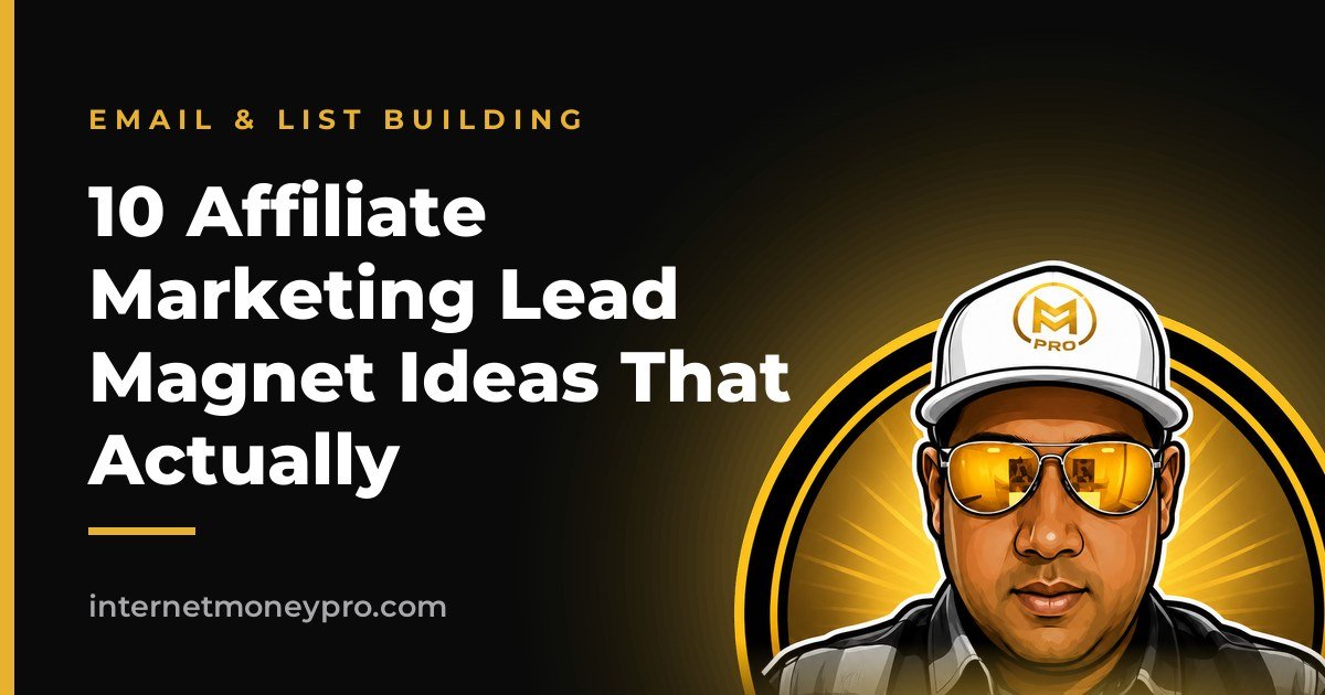 10 Affiliate Marketing Lead Magnet Ideas That Actually