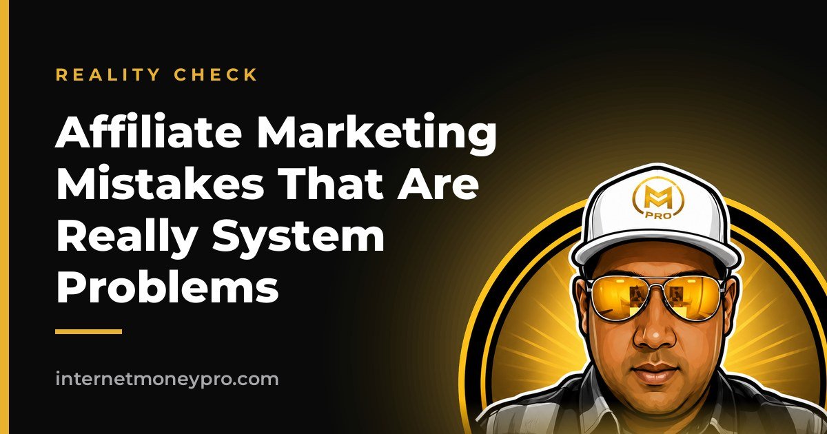 Affiliate Marketing Mistakes That Are Really System Problems