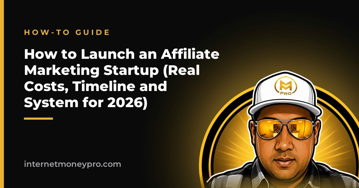 How to Launch an Affiliate Marketing Startup (Real Costs, Timeline and System for 2026)