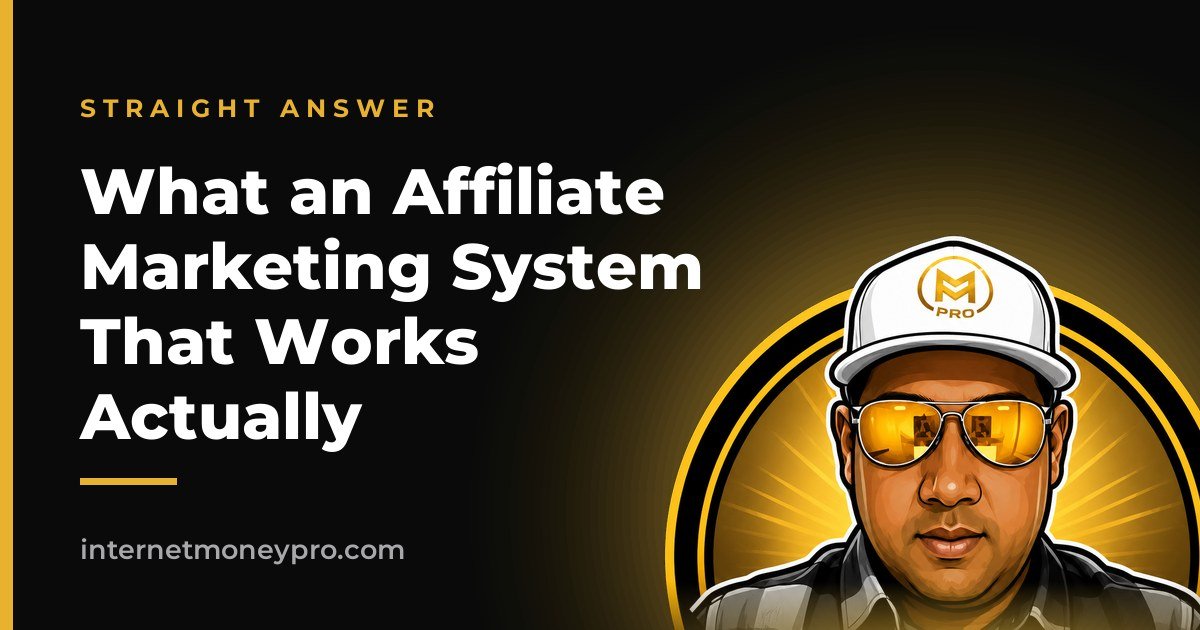 What an Affiliate Marketing System That Works Actually