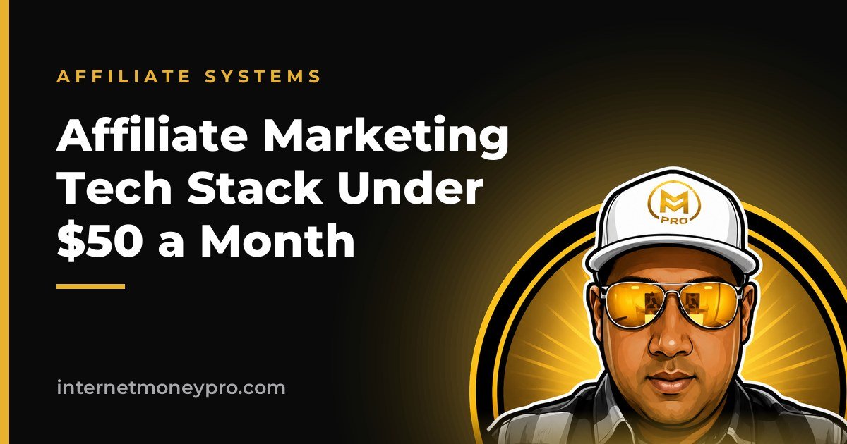 Affiliate Marketing Tech Stack Under $50 a Month