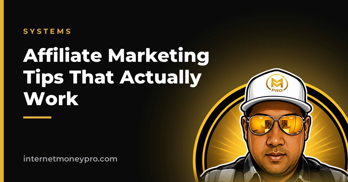 Affiliate Marketing Tips That Actually Work