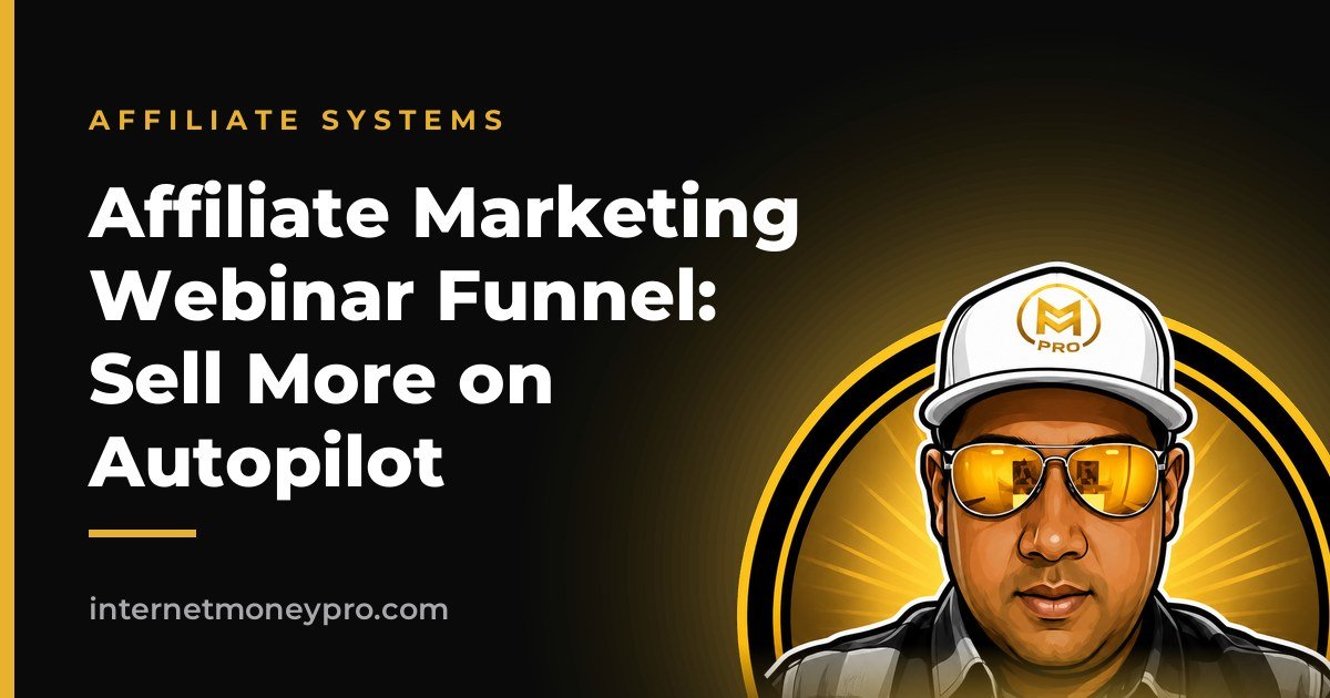 Affiliate Marketing Webinar Funnel: Sell More on Autopilot