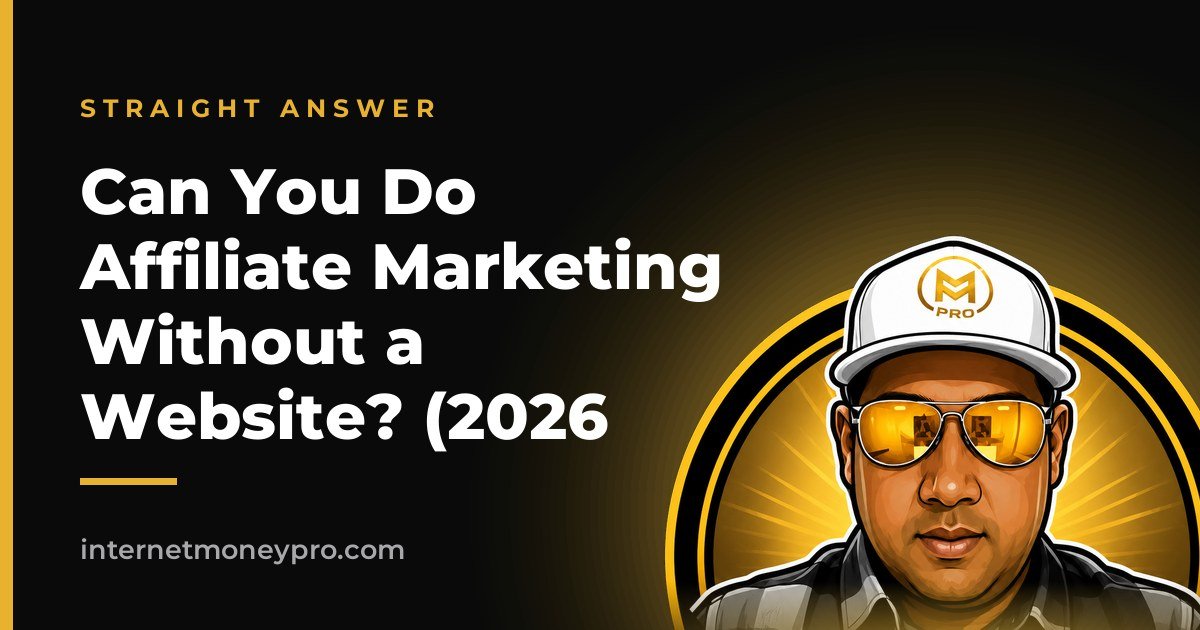 Can You Do Affiliate Marketing Without a Website? (2026
