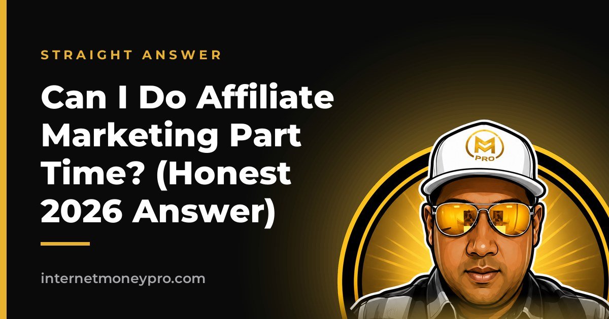 Can I Do Affiliate Marketing Part Time? (Honest 2026 Answer)