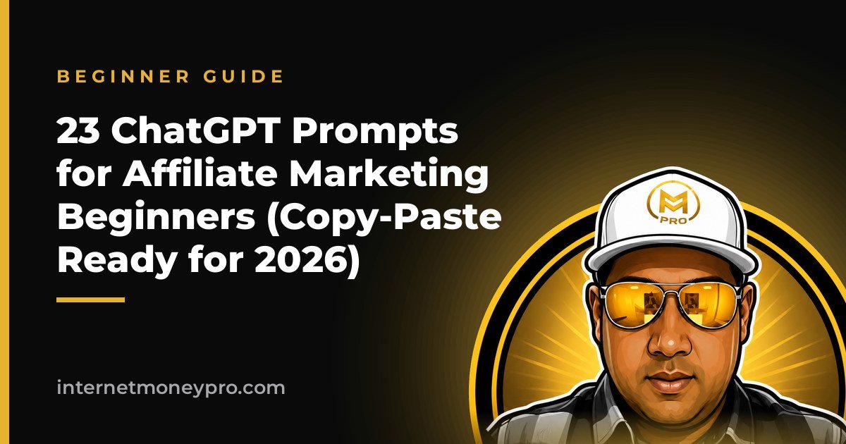23 ChatGPT Prompts for Affiliate Marketing Beginners (Copy-Paste Ready for 2026)
