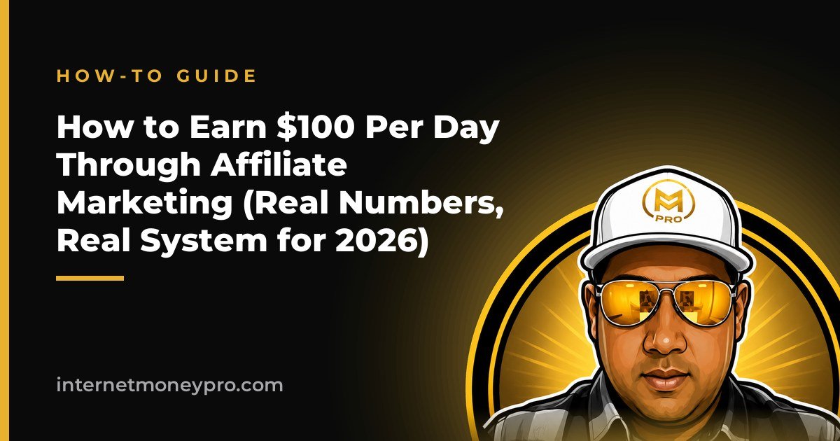 How to Earn $100 Per Day Through Affiliate Marketing (Real Numbers, Real System for 2026)