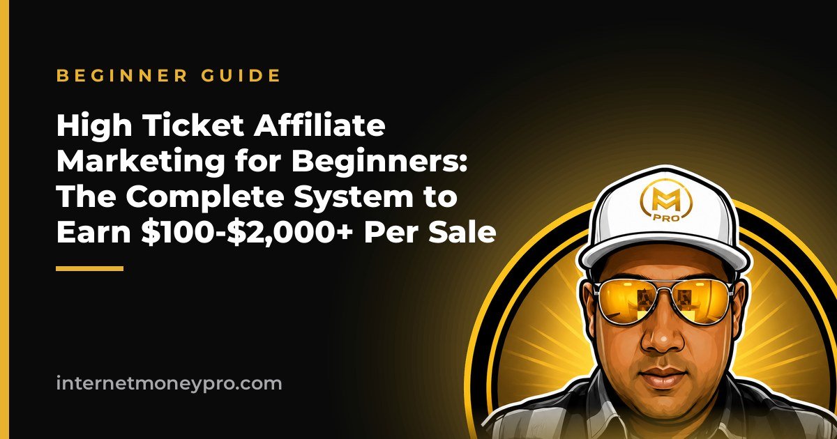 High Ticket Affiliate Marketing for Beginners: The Complete System to Earn $100-$2,000+ Per Sale