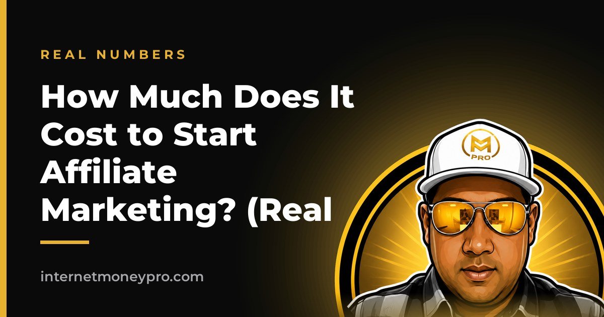 How Much Does It Cost to Start Affiliate Marketing? (Real