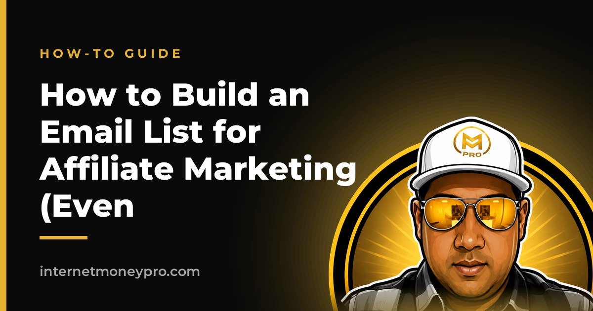How to Build an Email List for Affiliate Marketing (Even