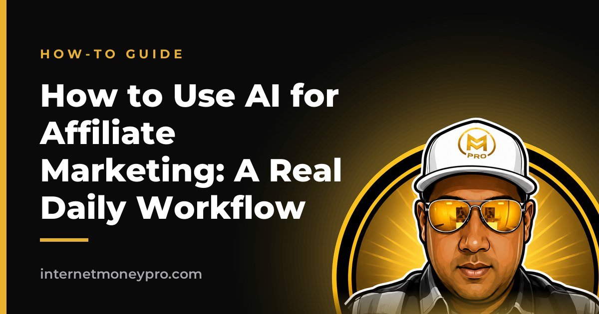 How to Use AI for Affiliate Marketing: A Real Daily Workflow