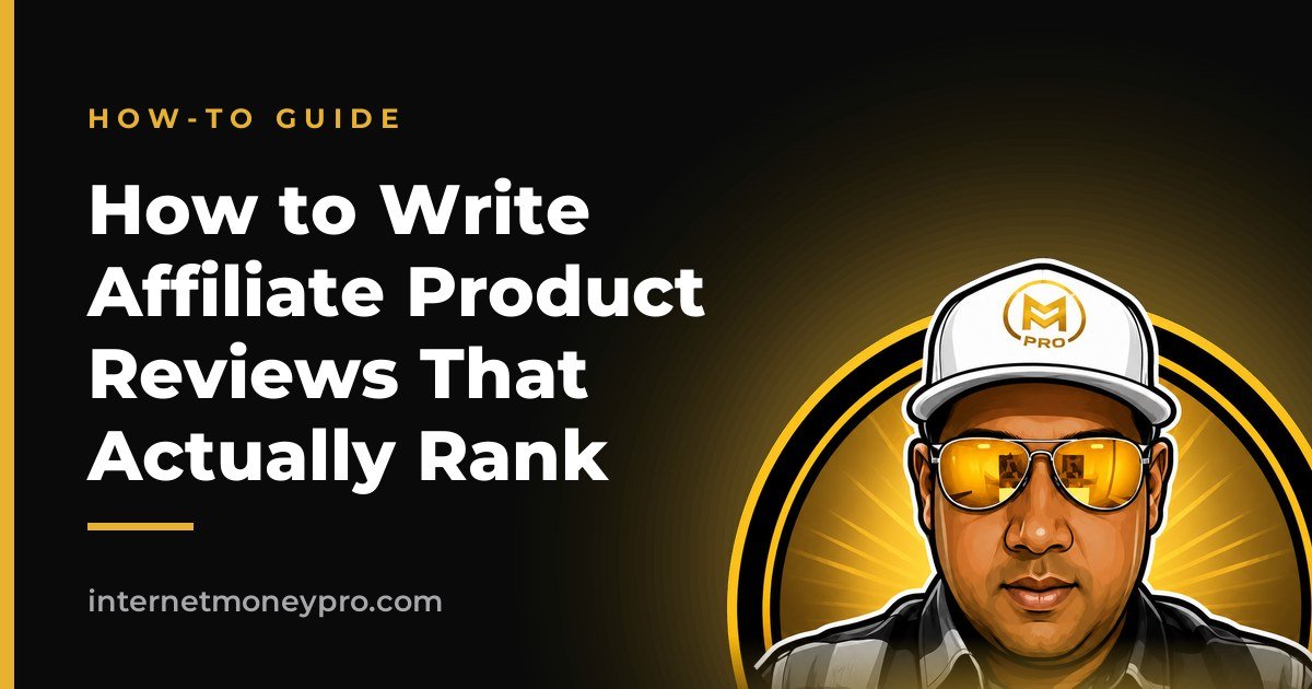 How to Write Affiliate Product Reviews That Actually Rank