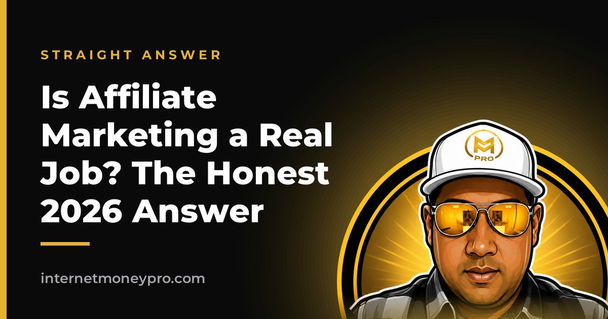 Is Affiliate Marketing a Real Job? The Honest 2026 Answer