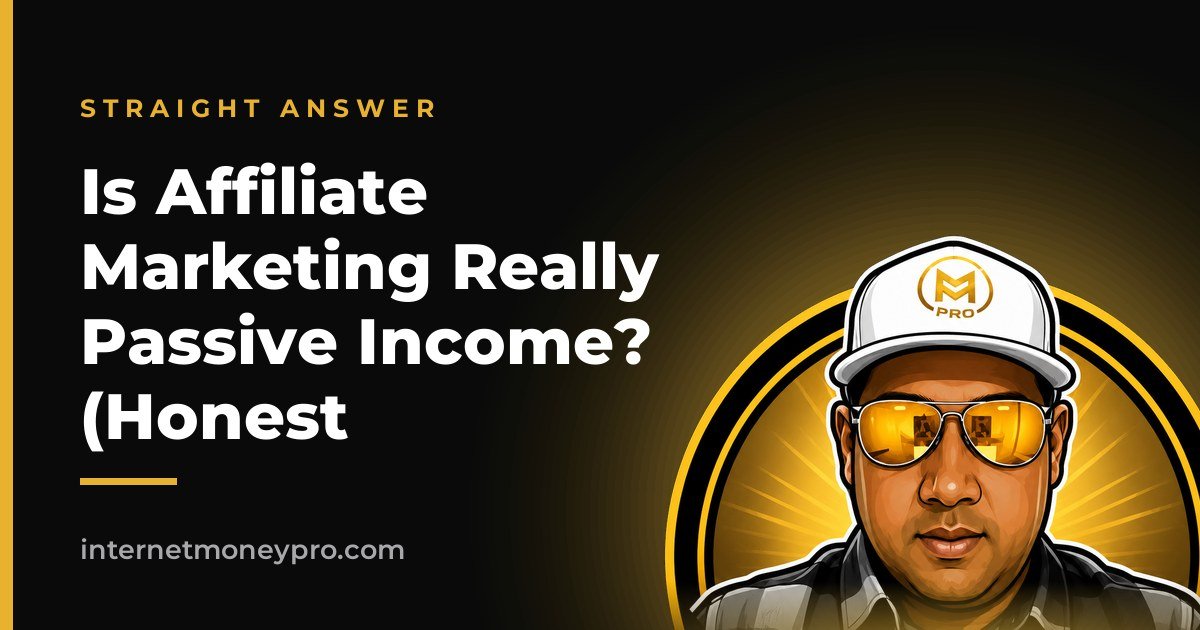 Is Affiliate Marketing Really Passive Income? (Honest