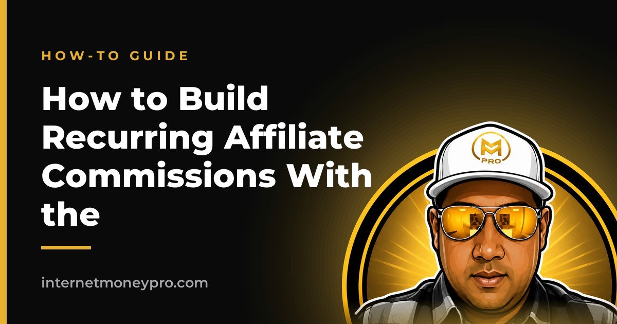 How to Build Recurring Affiliate Commissions With the