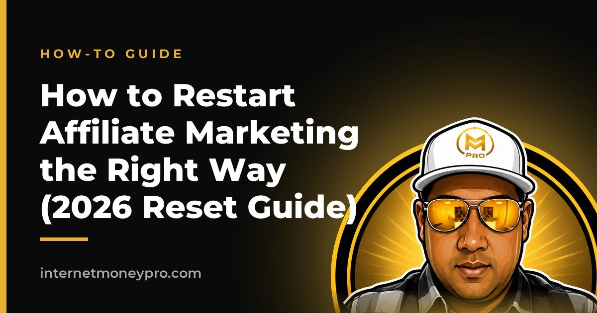 How to Restart Affiliate Marketing the Right Way (2026 Reset Guide)