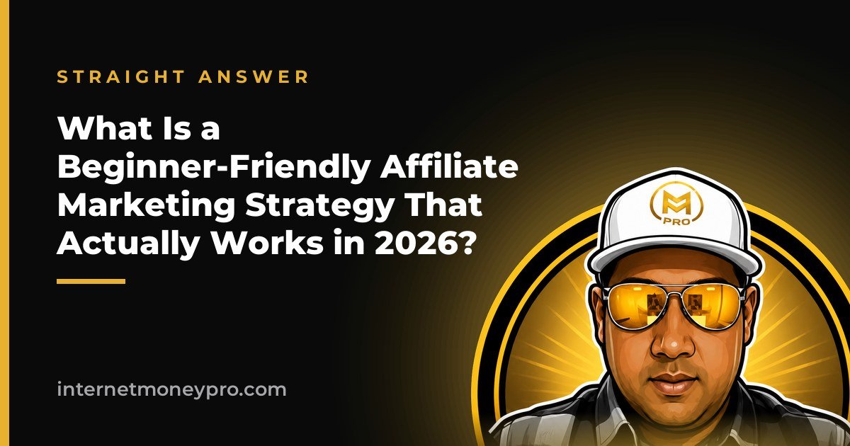 What Is a Beginner-Friendly Affiliate Marketing Strategy That Actually Works in 2026?