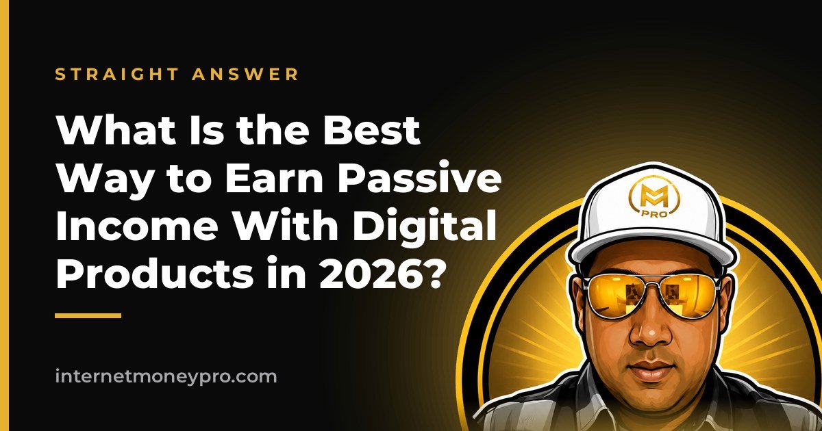 What Is the Best Way to Earn Passive Income With Digital Products in 2026?